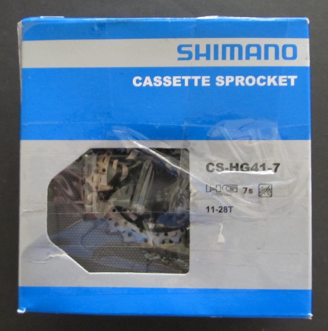 Shimano Acera 7-Speed 11-28T Cassette, Silver – CS-HG41-7 – NEW