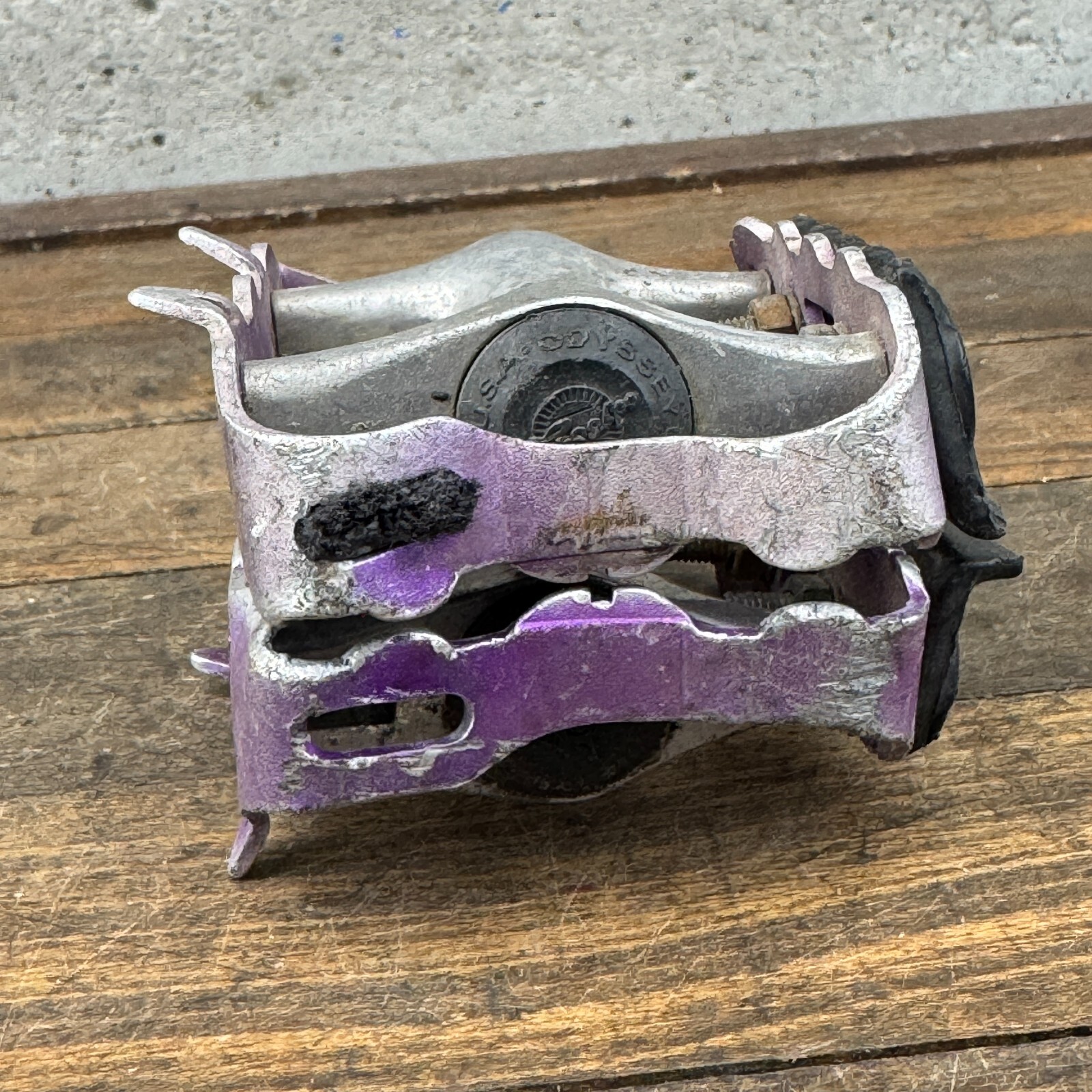 Vintage Odyssey Svelte Compe Pedals Purple MTB 1990s 90s Bike MTB 3D Violet