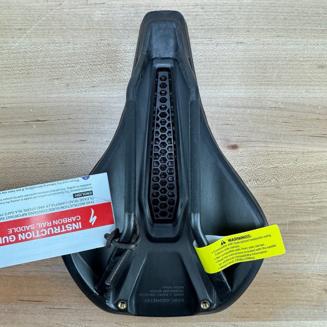 New! Specialized S-Works Power EVO Mirror Carbon Rails 155mm Saddle MSRP $475