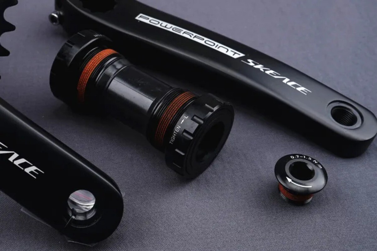49T Track Bicycle Hollowtech Crankset Single Fixed Gear Chainwheel 165mm 144BCD