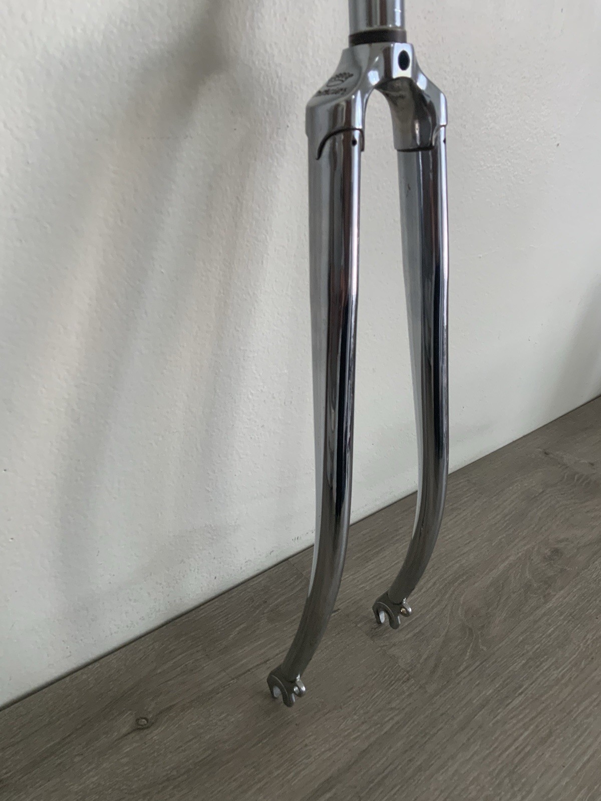 MERCIER ONE-INCH THREADED FORK 700C 171 MM STEERER BSA THREADS 26.4 RACE CHROME