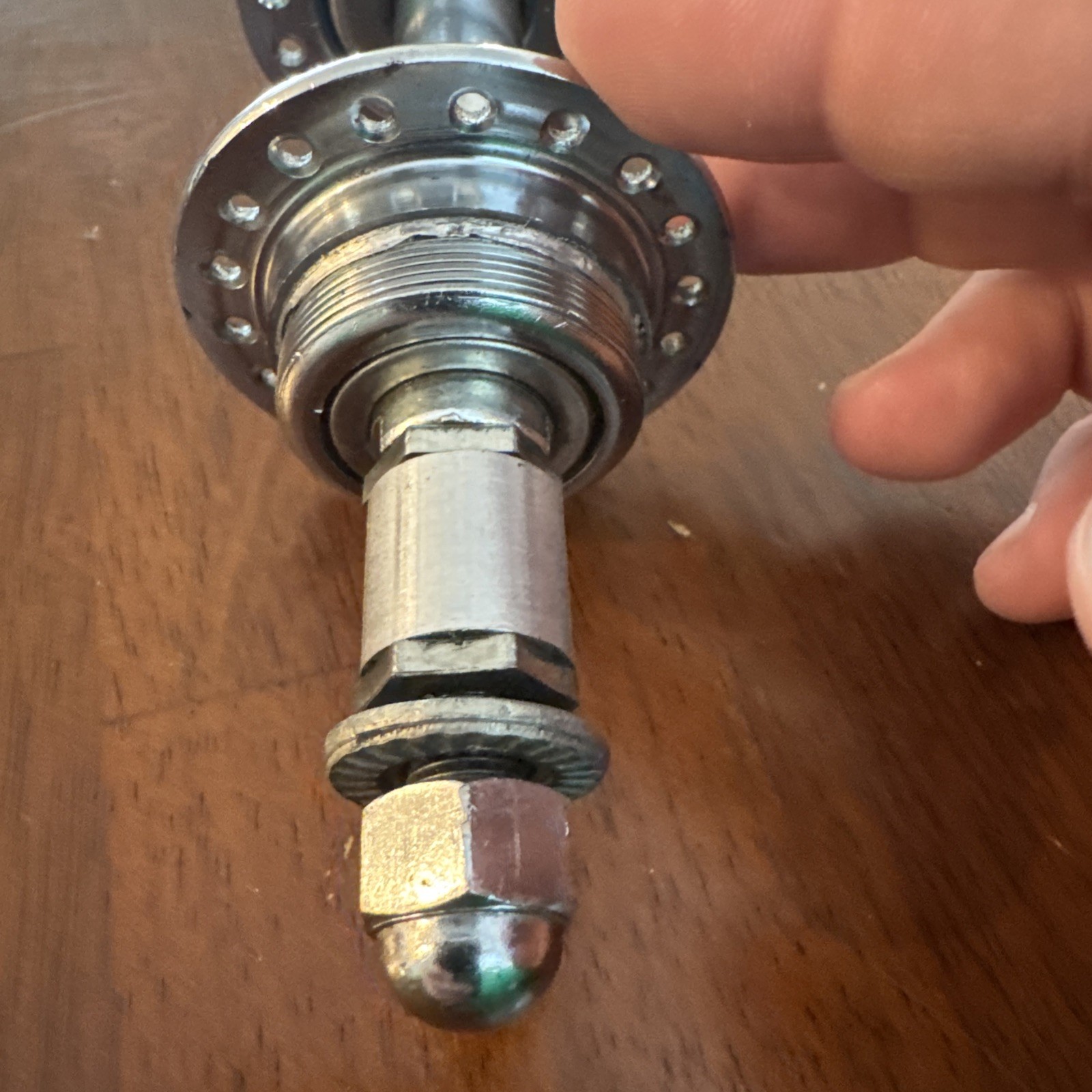 Vintage Sunshine Threaded Bolt On Rear Hub 36 Hole 126mm Freewheel