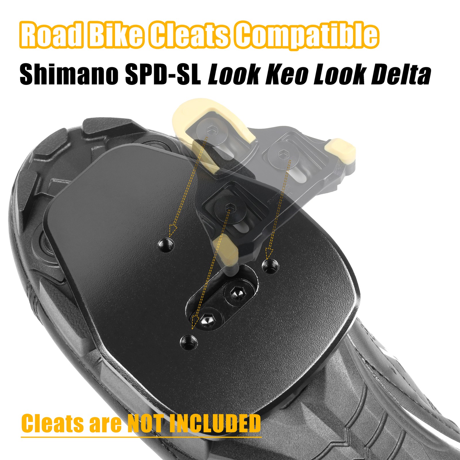 CyclingDeal Bicycle Shoes Cleats Adapters-for MTB Shoes-Pedals
