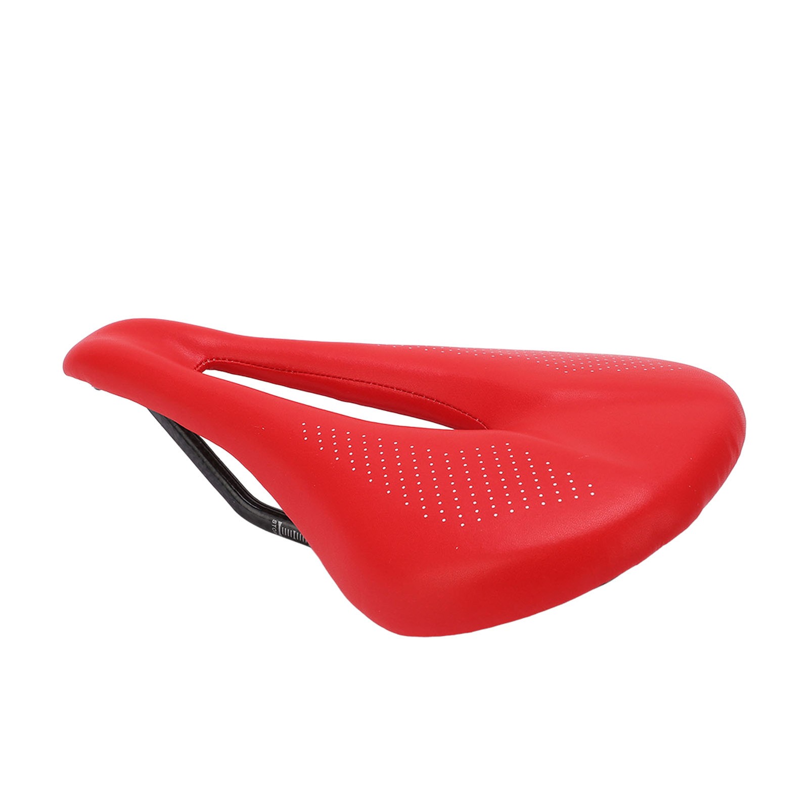 White Saddle Replacement Comfortable Hollow 3K Carbon Fiber + Leather