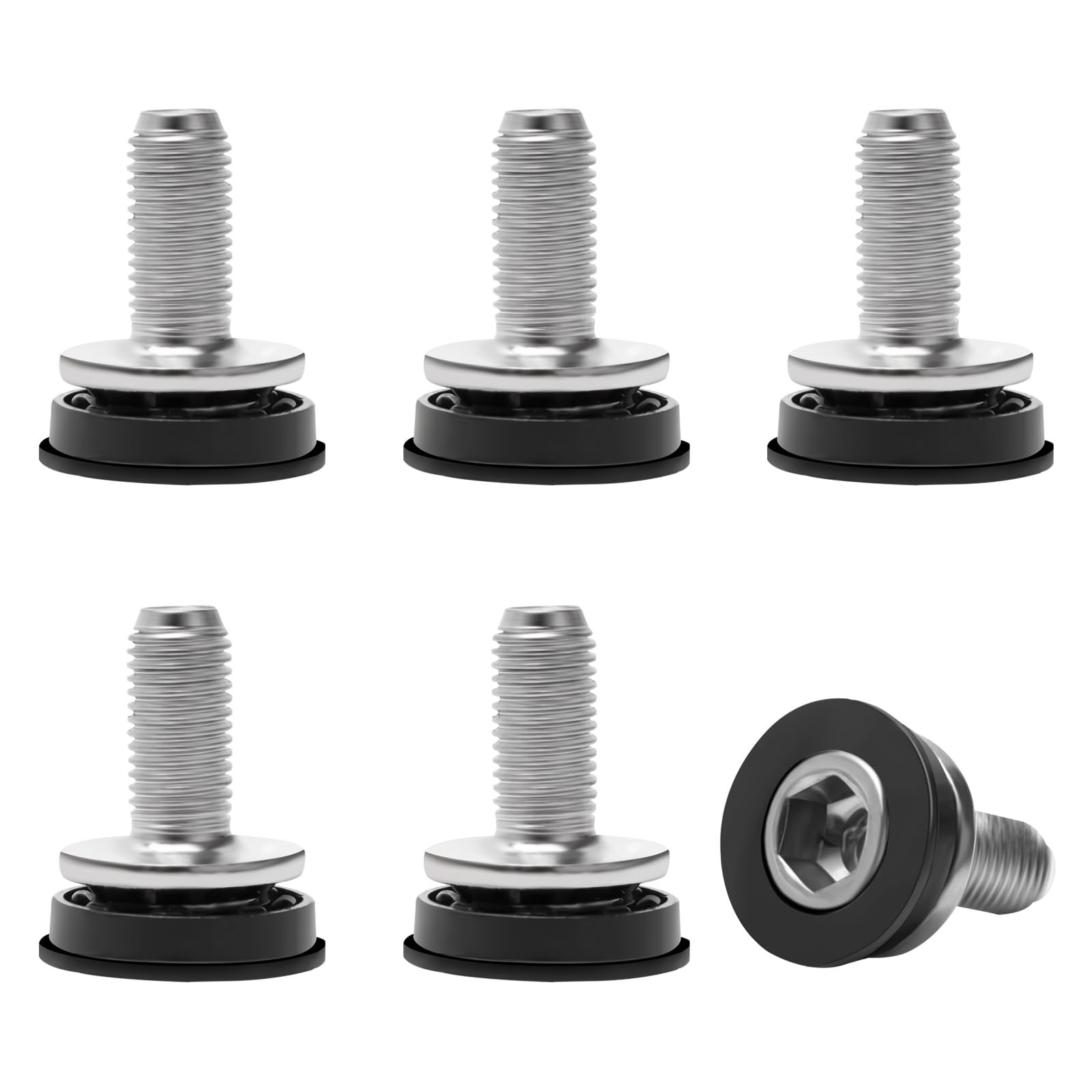 6 Pcs Bike Hex Crank Arm Fixing Bolts, Crank Arm Bolt 8mm, Bike Crank Bolts, …