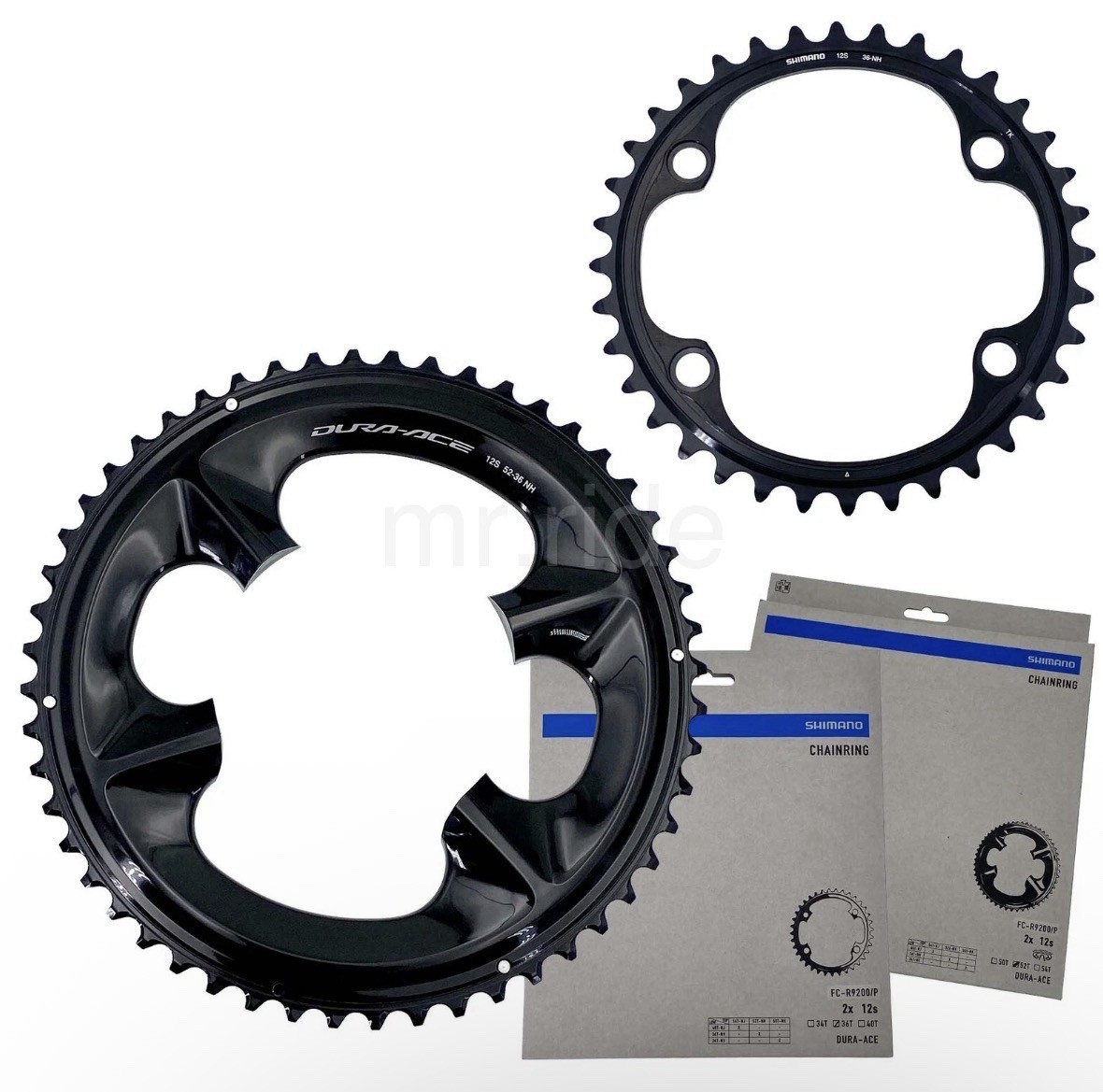 New Shimano DURA-ACE Road Chainring 52/36T for FC-R9200 Crank Set, 2×12 Speed