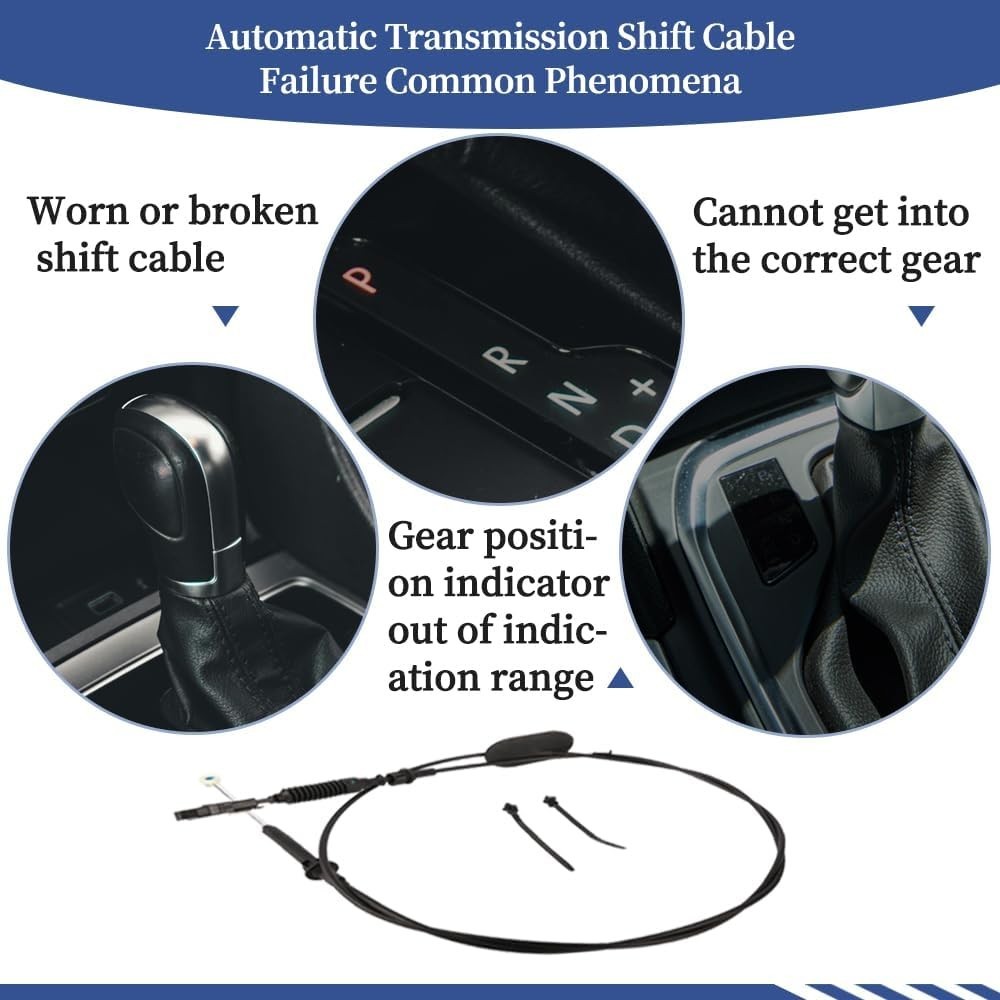 15037353 Automatic Transmission Gear Shift Cable Compatible with 1995-2000