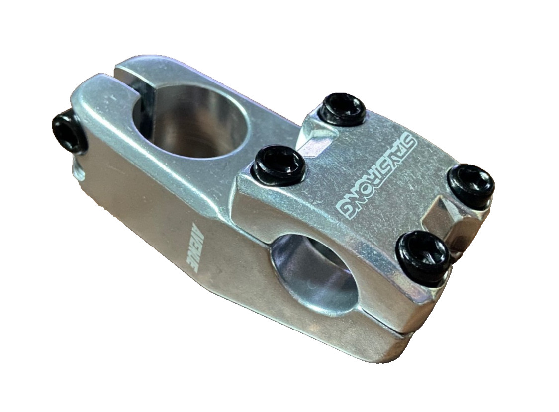 STAY STRONG AVENUE TOP LOAD BMX BICYCLE STEM 53mm SHADOW SUBROSA RANT GT SILVER