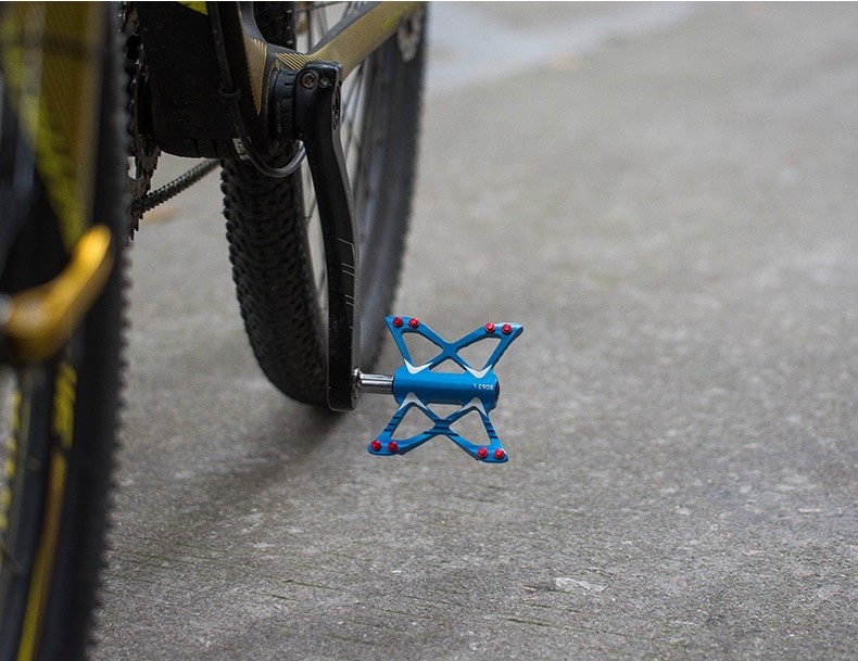 Butterfly Aluminum Road MTB Mountain Bike XC Bicycle Pedal Bearing Flat Pedals