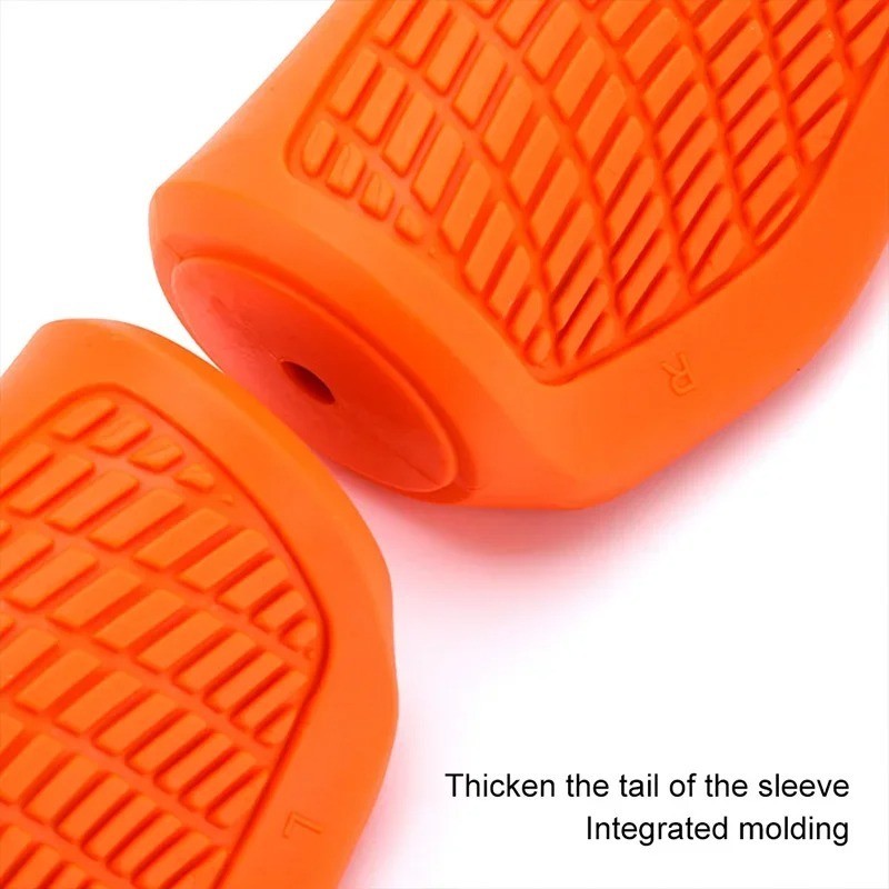 Bicycle Handlebar Grips Rubber MTB Grips Lock-on Grip Shockproof Anti-slip Mount