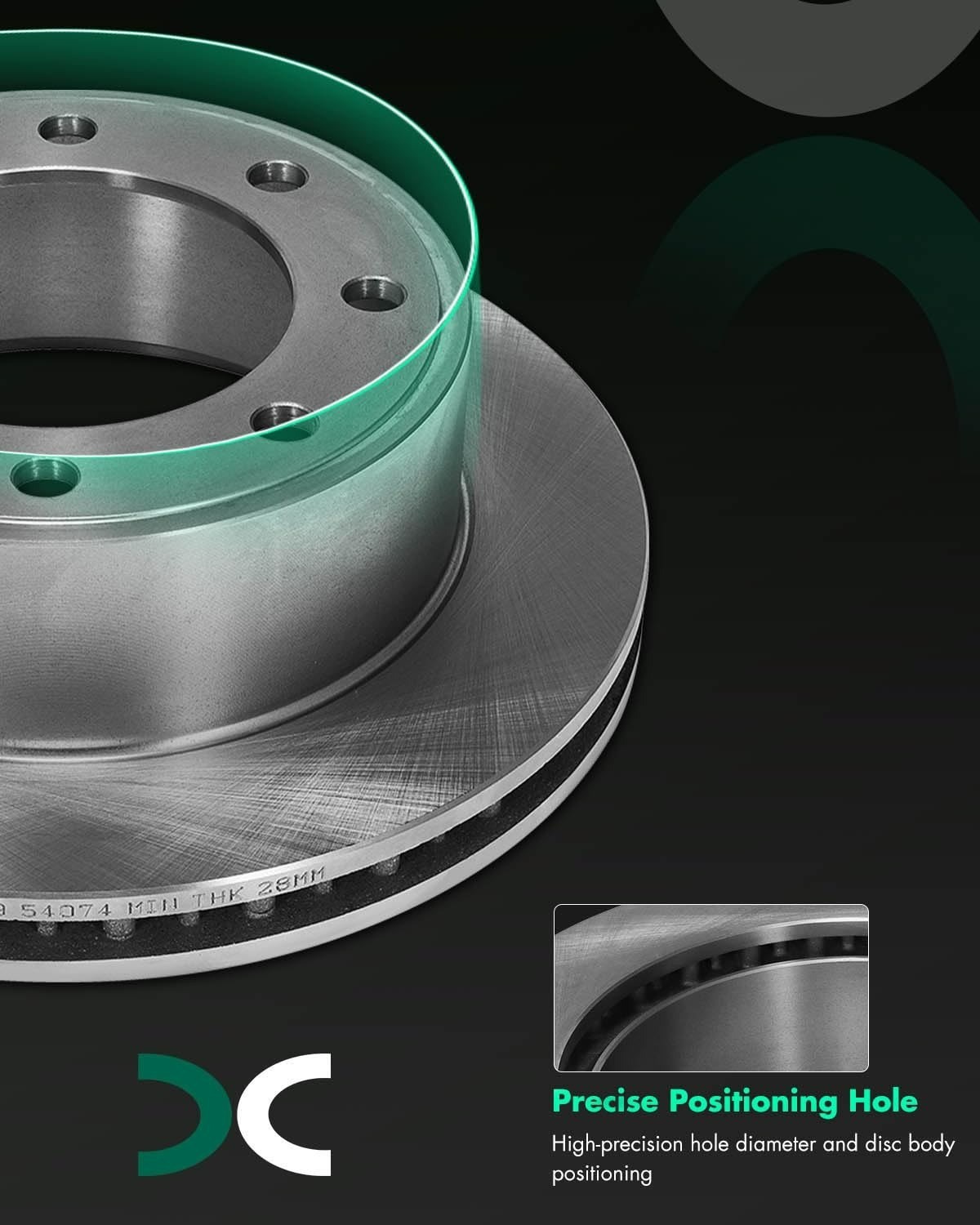 SCITOO Brake Pads and Rotors Kits for Ford F-250 F-350 Excursion 1999-2005