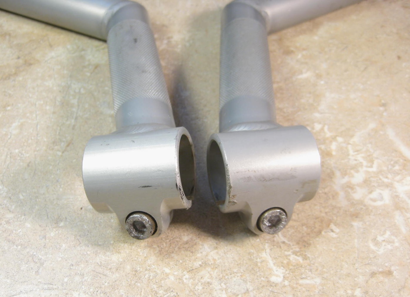 Control Tech Control Stix II Lite 8″ MTB Bar Ends Silver Controltech