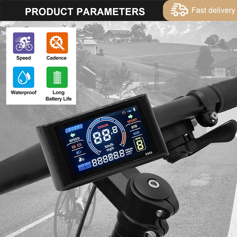 E-Bike 3 Mode Controller Motor Brushless Controller 250W-1000W with LCD Display
