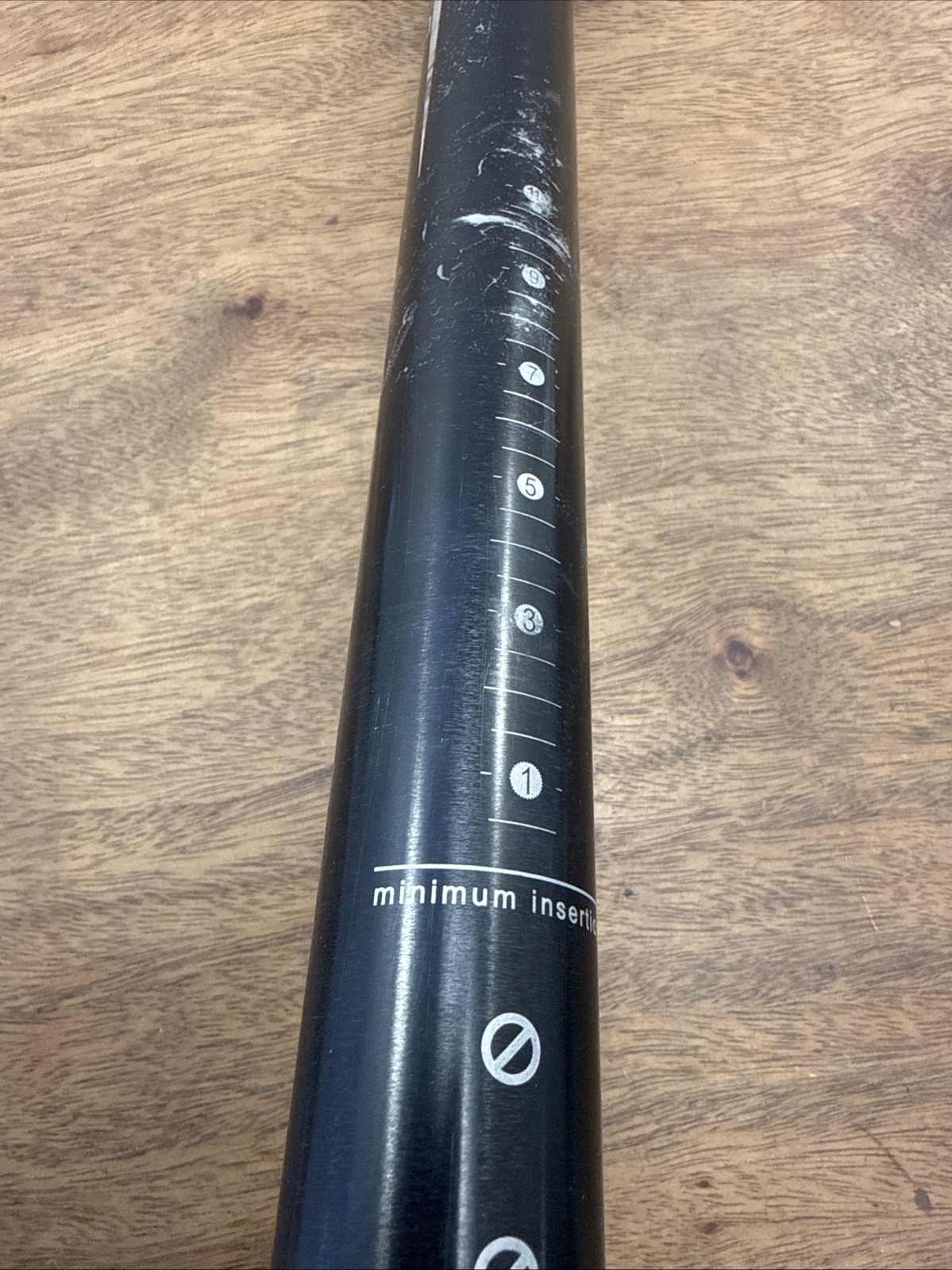 Kona Mountain Gravel Bike Seatpost 31.6mm 375mm Zero Setback Black