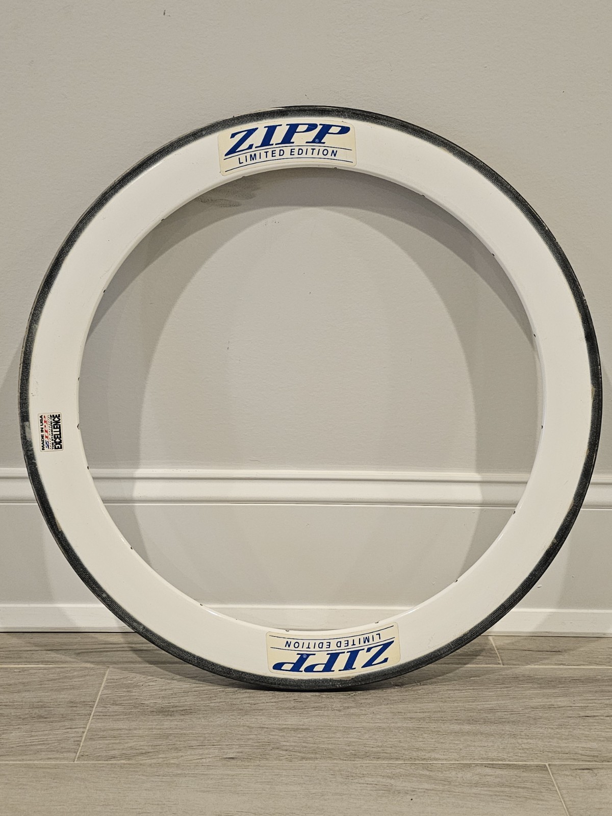 Zipp Limited Edition 650c Tubular Rim White 16H Made in USA NOS Storage Marks