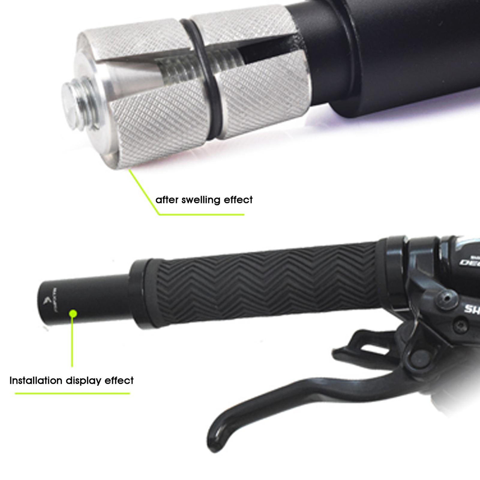 MTB Bike Handlebar Bar End Extension Plug Aluminum Alloy Handlebar Extender