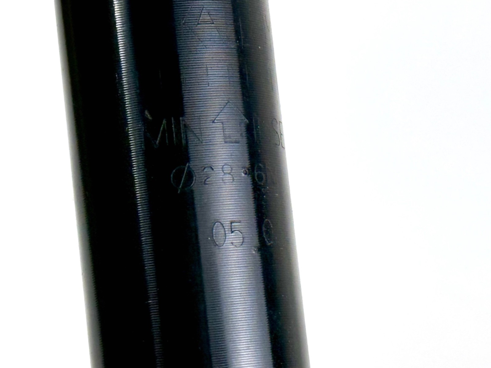 Kalloy Seatpost 28.6mm 400mm Zero Setback Black 2-Bolt Mountain Bike MTB Bicycle