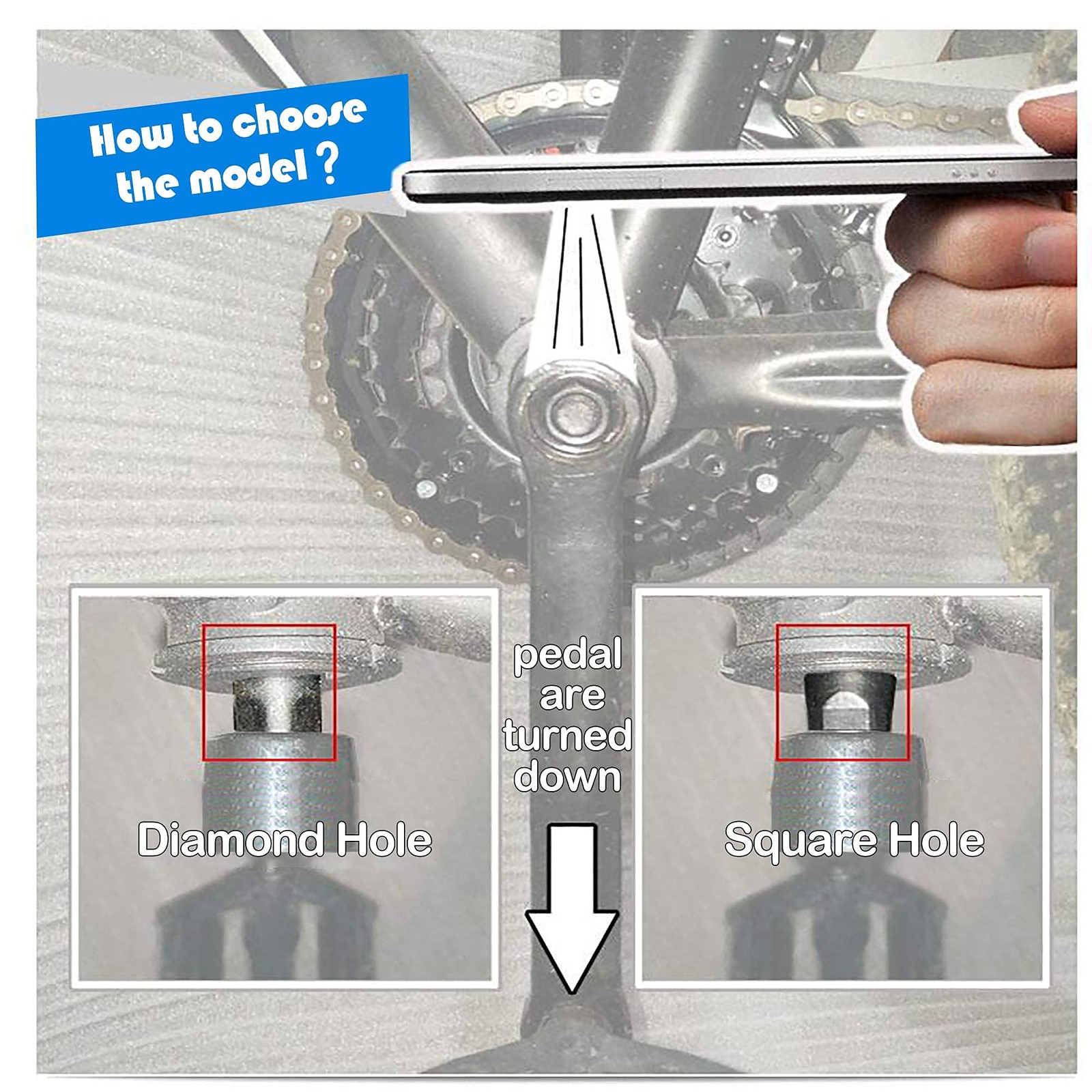 Crank Arm Left Available in Diamond Hole and Square Hole,170mm