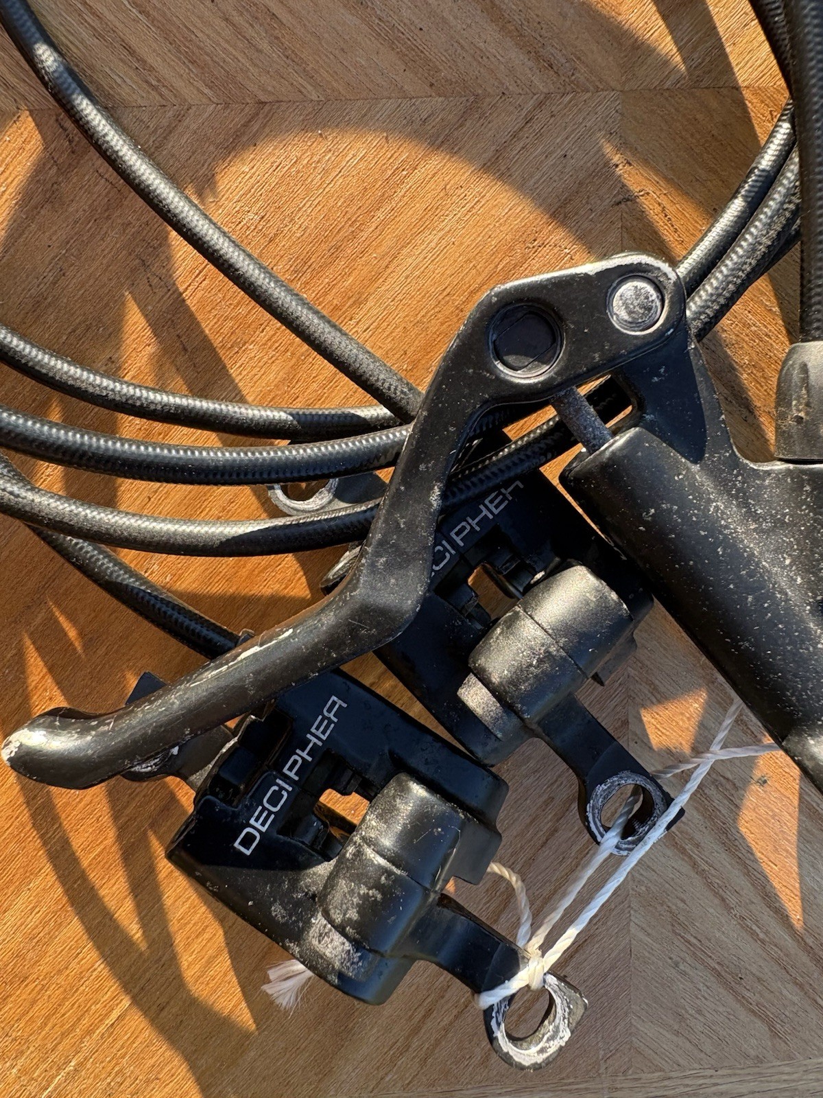 Promax Decipher Bike Hydraulic Disc Brake Set Front & Rear Pair w/ Cables
