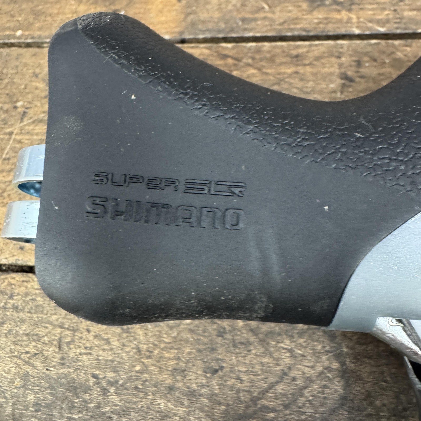 Vintage Shimano Exage 500EX BL-A500 Brake Levers NOS Hoods Pair Super SLR Grey