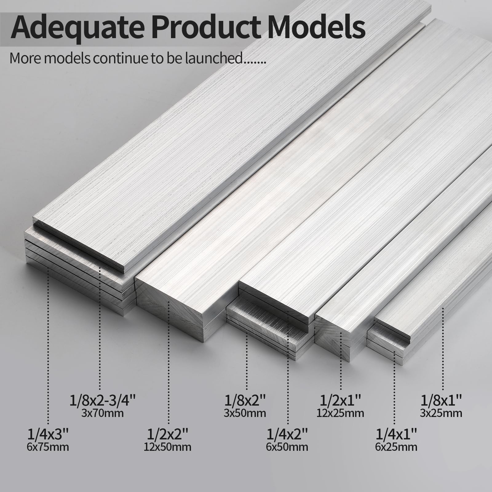1 Pcs 1/4″ x 1″ 6061 Square Aluminum Flat BAR,12″ Long, 6mm X 25mm X 305mm Al…