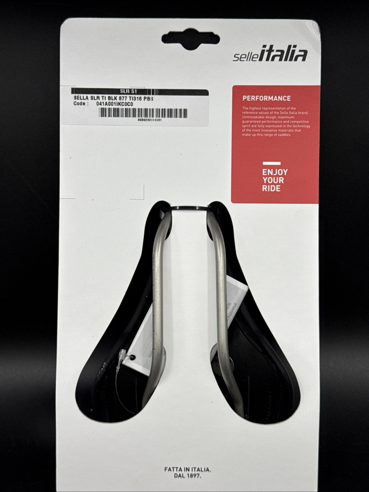 Selle Italia SLR Ti316 Saddle S1 275mm x 135mm MSRP $225!
