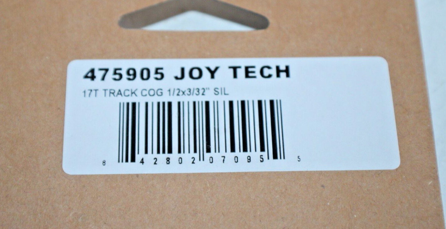 Bicycle Cassette Cog 1/2×3/32″ 17t Silver Nickel SS Fixie Track Cog USA Shipper!