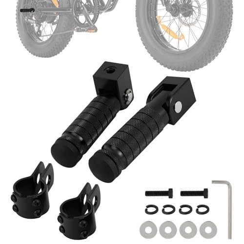 Ebike Pegs M8 E Bike Foot Pegs Foldable Passenger FootPegs Universal