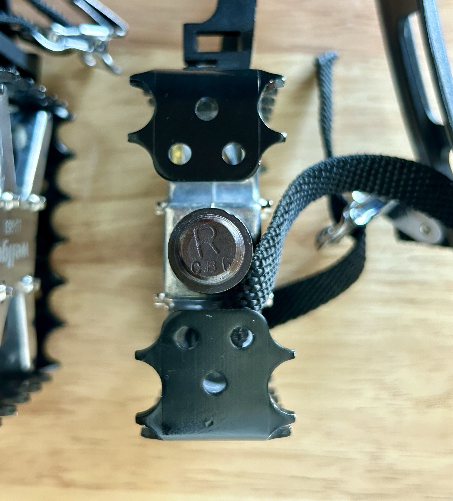 Vintage Wellgo BMX Bike Pedals LU-953 Trap Black & Silver Old School & Toe Clips