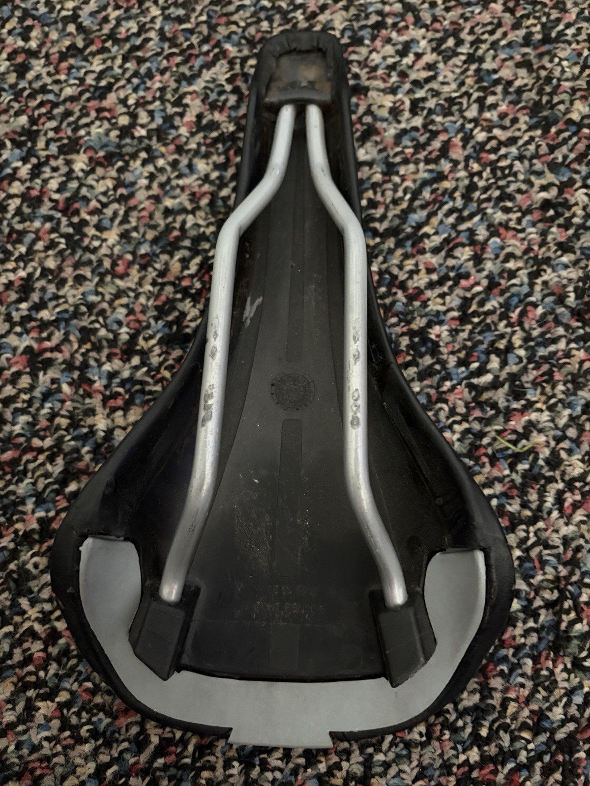 Vintage Vetta SL Road Mountain Bike Saddle Manganese Rails Black made in Italy F