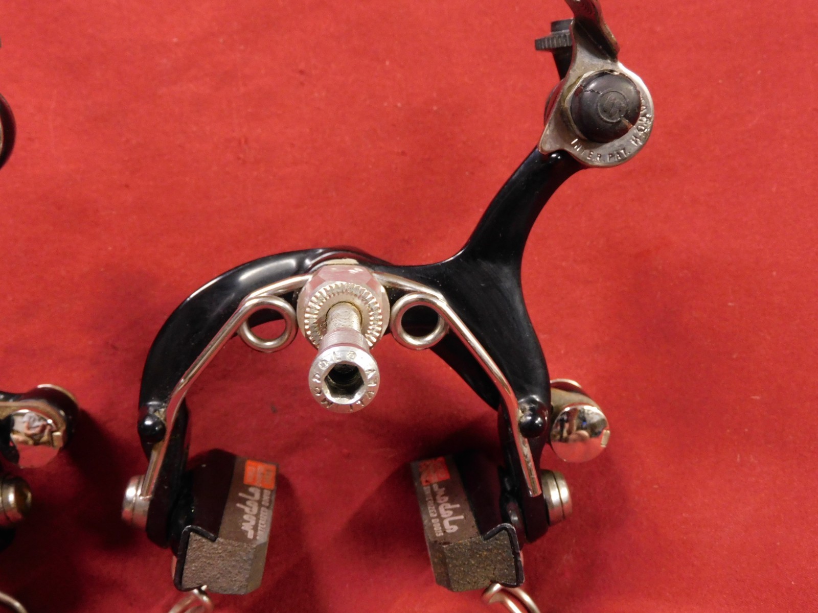1980’s Vintage Modolo Speedy Black Alloy Calipers 47 mm Reach w/ Allen Bolts