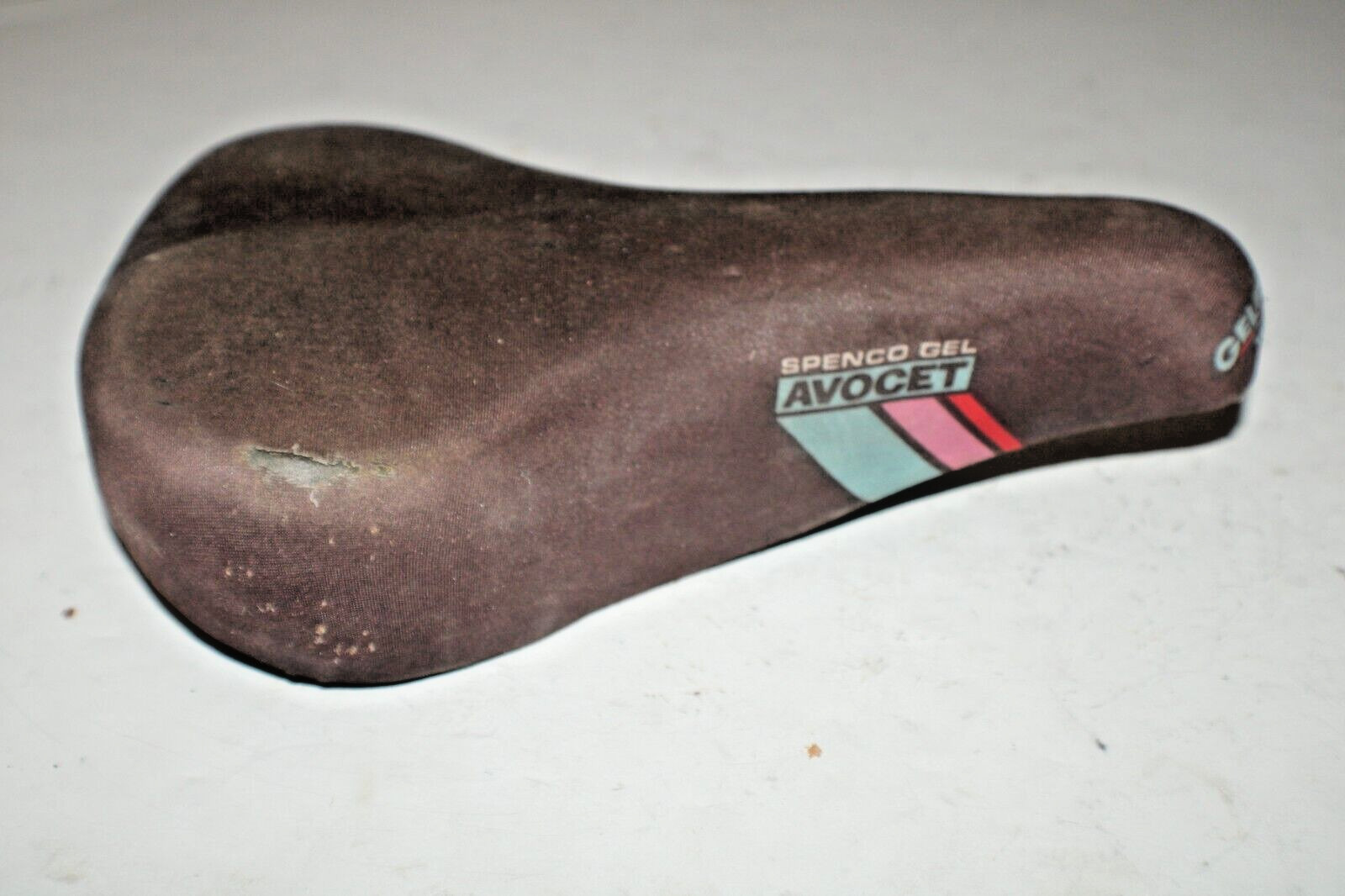 Vintage Avocet Spenco Gel Comfort Hybrid Bike Saddle Brown 250/170mm USA Shipper