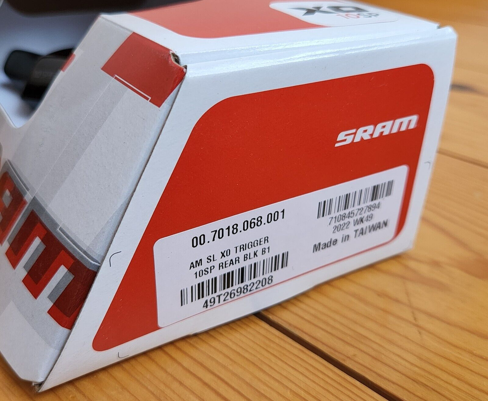 Genuine Nos Sram X0 Trigger Shifter Lever, Right, 10 Speed, Black, Brand New