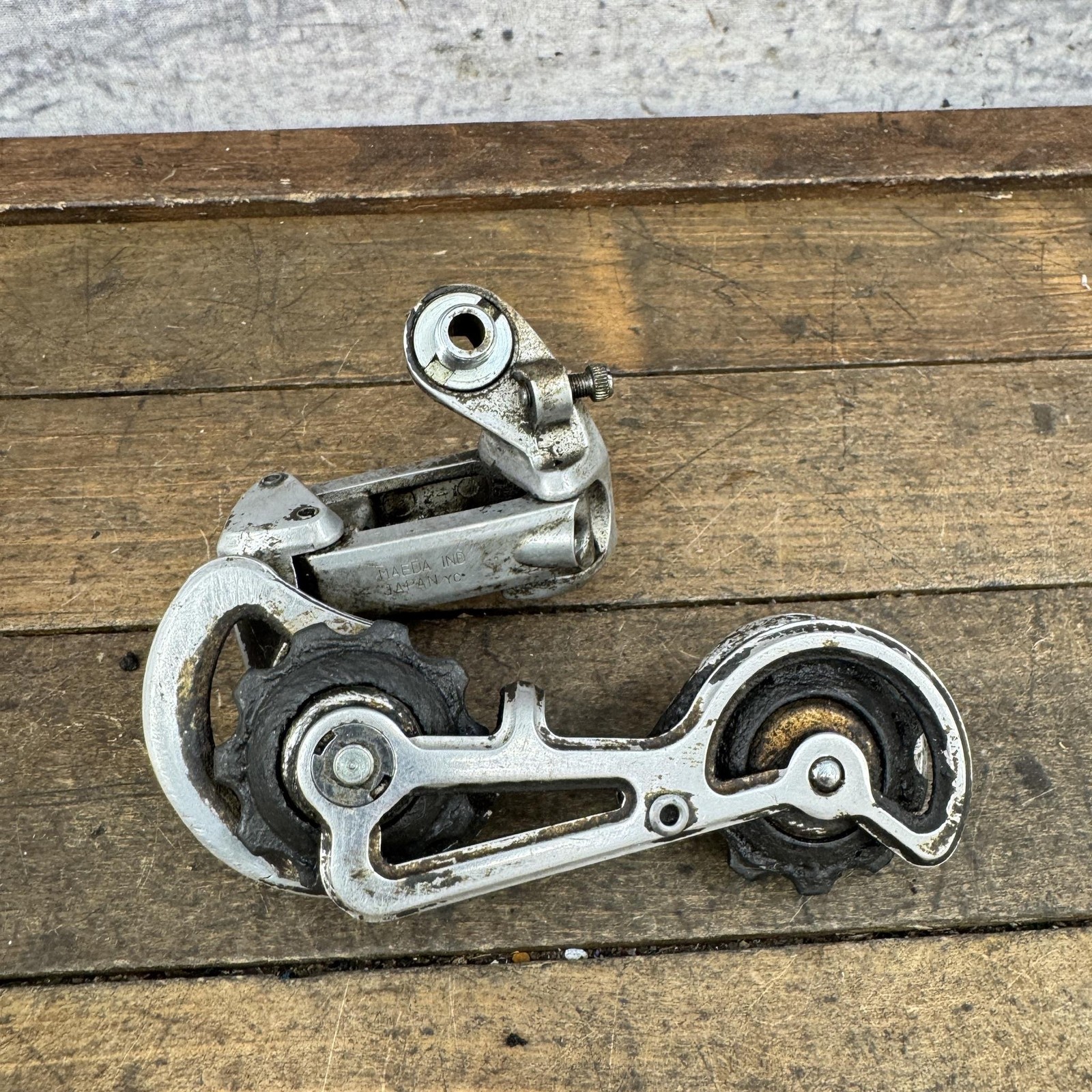 Vintage SunTour Cyclone M-II GT Rear Derailleur Long Cage Bolt-On M2 80s Japan