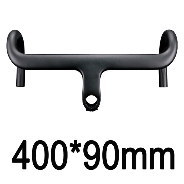 400/420/480mm Carbon Fiber Road Bike Integrated Handlebar Bicycle Drop Bar