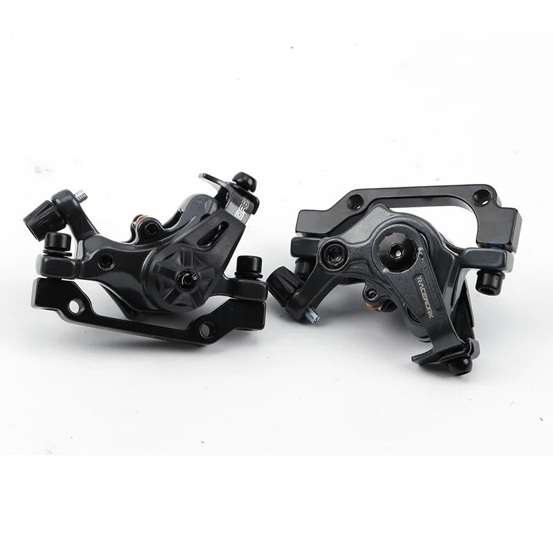 1 Pair Bicycle Brake Caliper Mechanical Disc Caliper MTB Pushe Piston Disc Brake