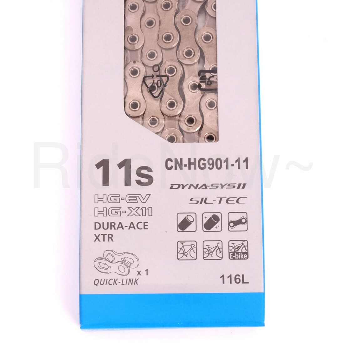 Shimano 11 Speed CN-HG901-11 Dura-Ace/XTR (116L) Bicycle E-Bike Chain+Quick Link