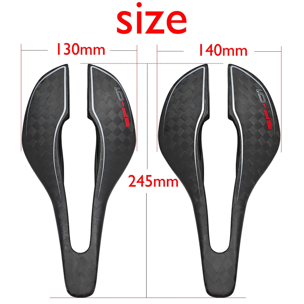 Carbon Tekno Superflow Bicycle Saddle for Road/MTB Short Nose/Split Tail Design