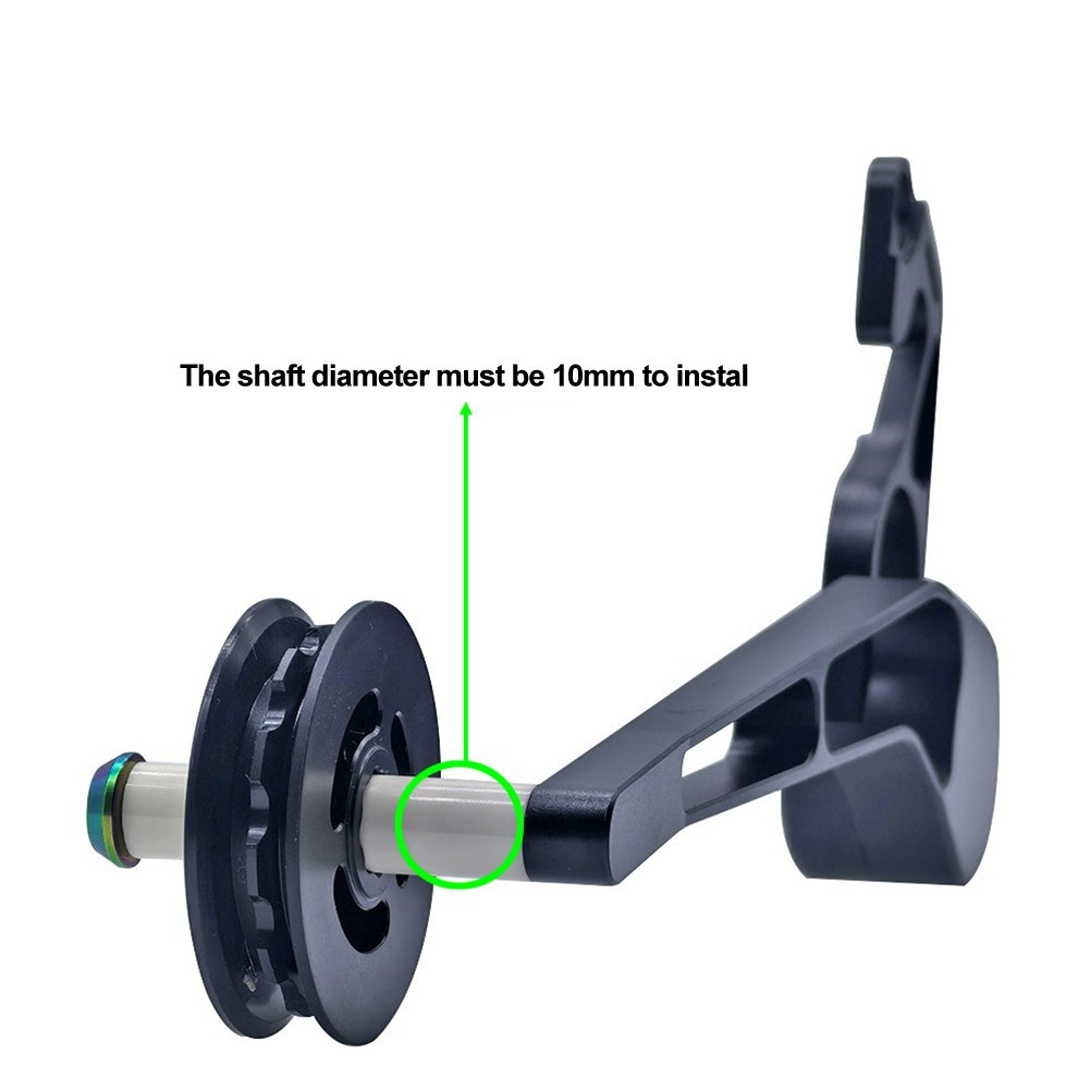 For Brompton Compatible Lightweight 12T Chain Tensioner Pulley in Black