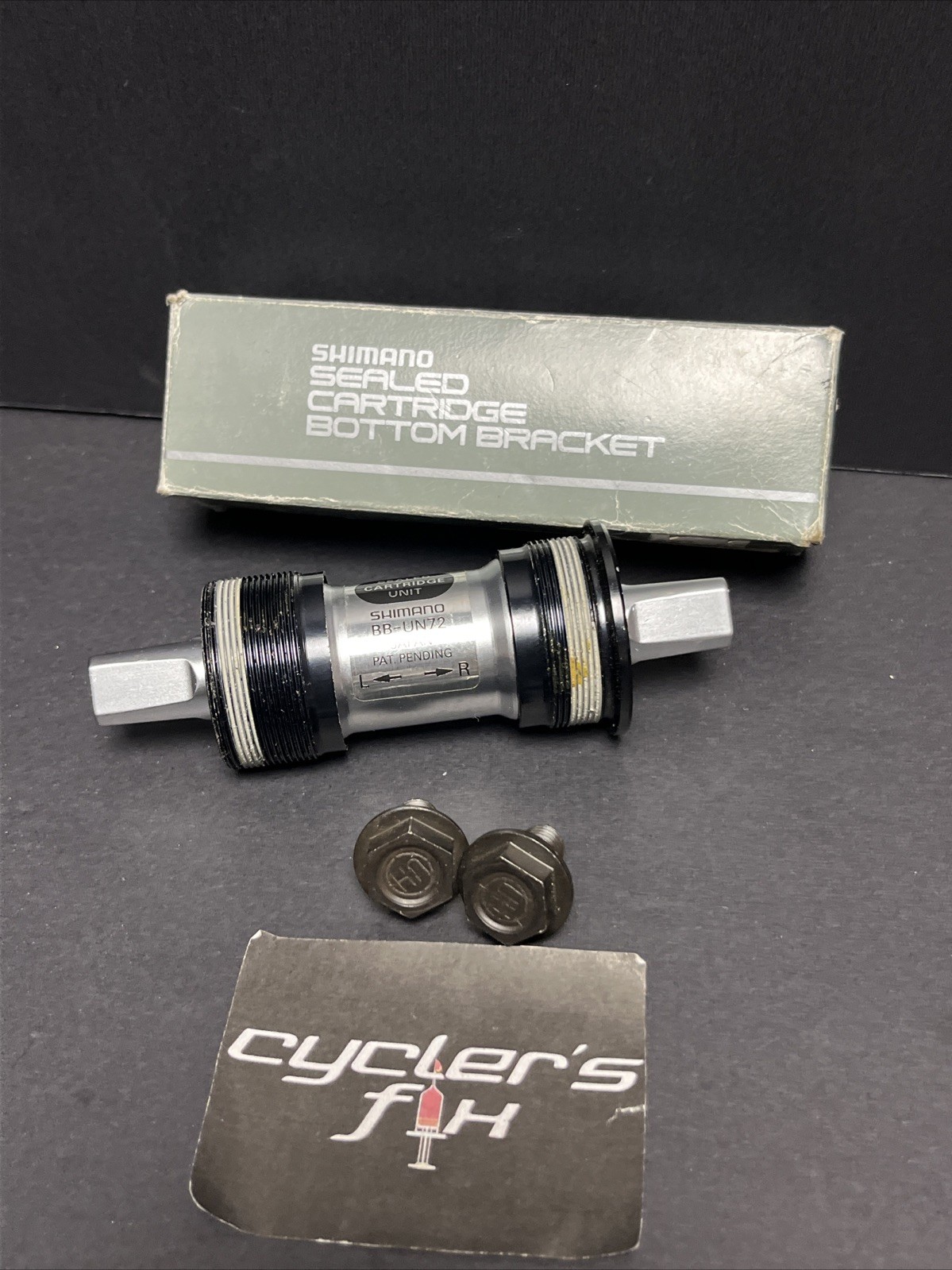 NOS Shimano BB-UN72 115x68mm Bottom Bracket Shell Square Taper English Single SR