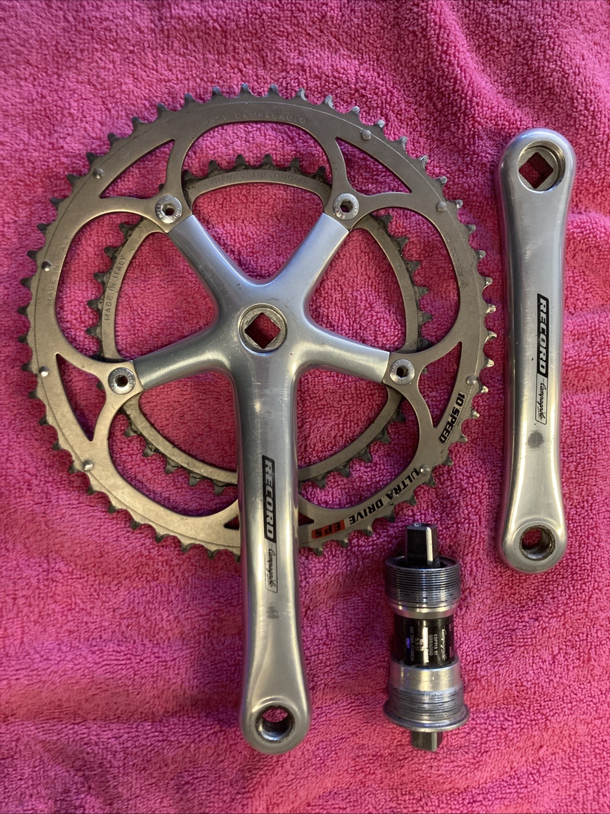 CAMPAGNOLO 10 Speed CRANK DOUBLE 53-39 TOOTH 172.5 MM / Includes 102mm BB