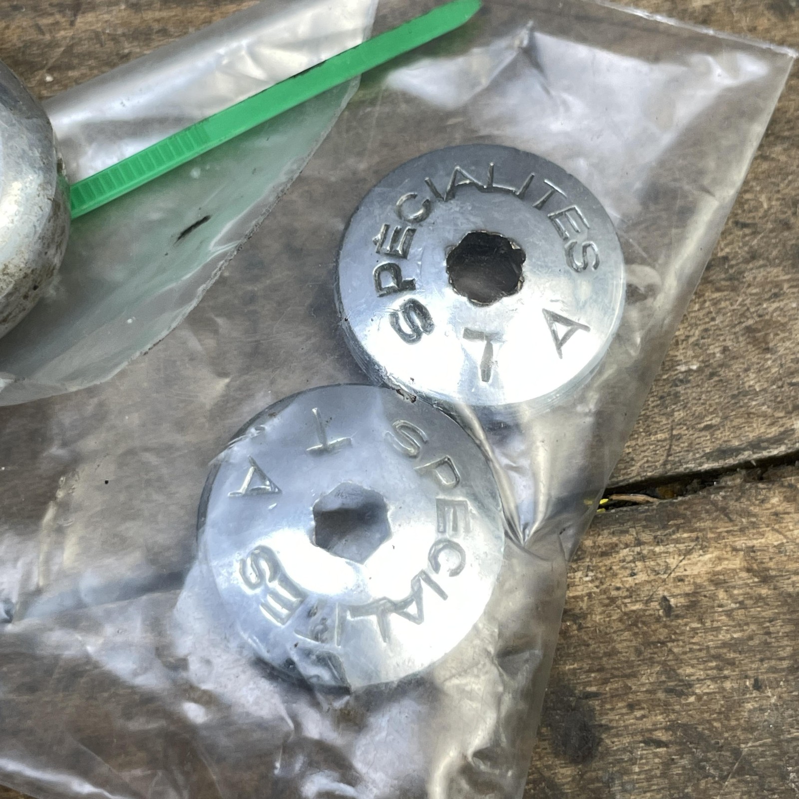 Vintage Specialites TA Professional Crankset 170mm Double 52/42t Caps 3 Arm