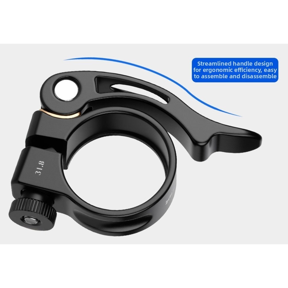 Seat Post Quick Release Clamp with Copper Washer 28.6 31.8 34.9mm Metal