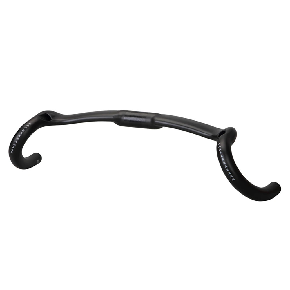 Carbon Fiber Gravel Mountain Bike Handlebar Internal Cable Routing 30 Degrees