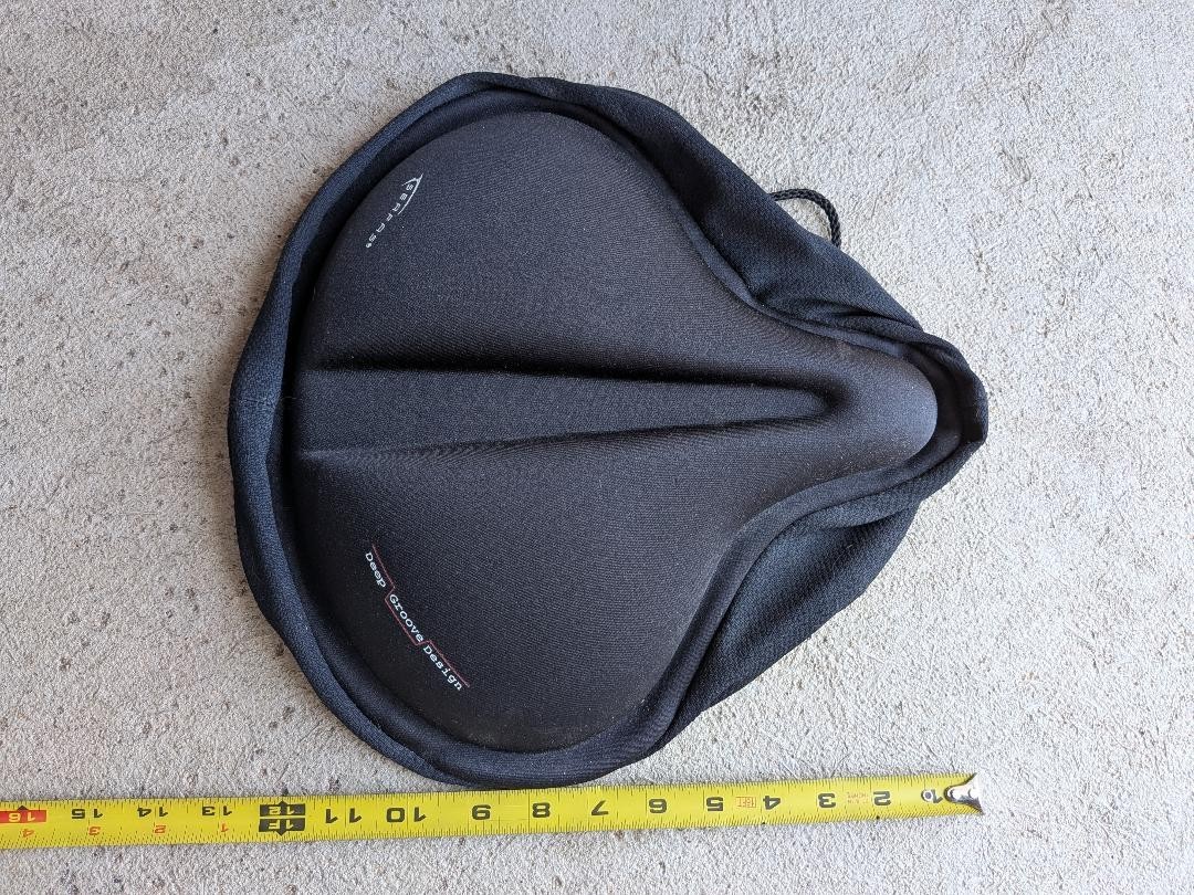 Serfas bicycle padded gel seat cover wide