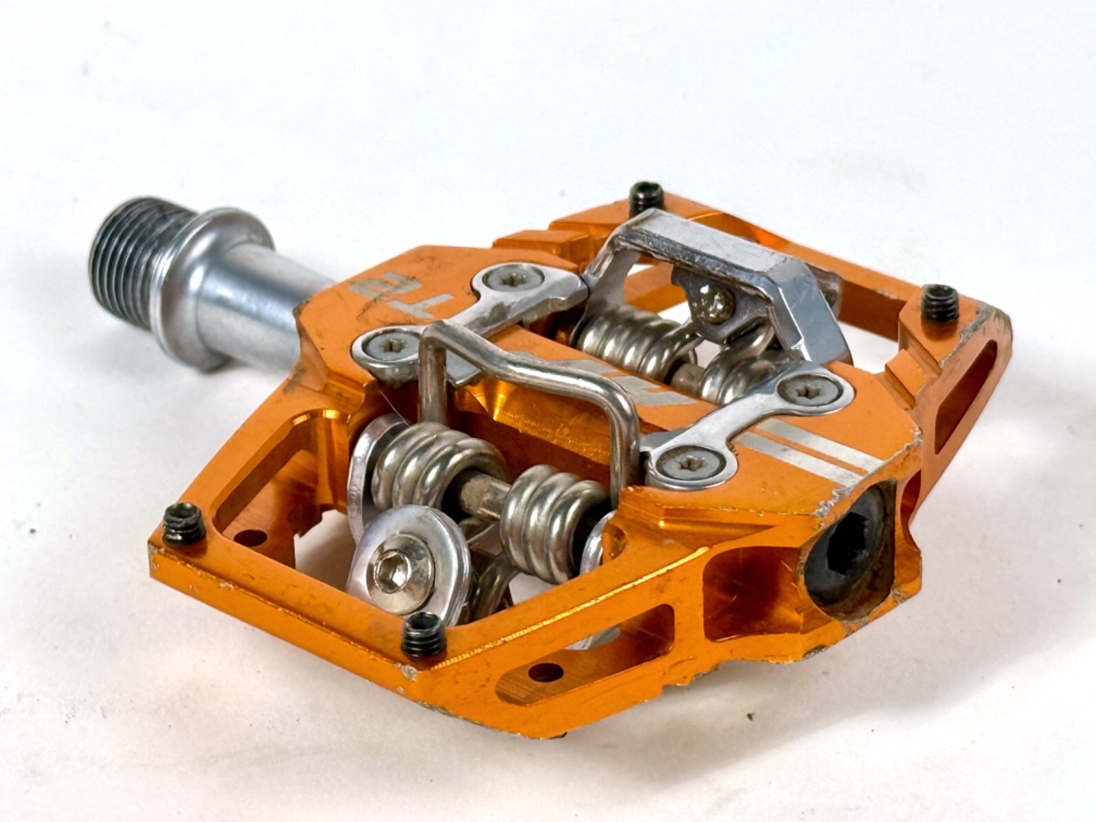 HT Components T2 Enduro Race Mountain Bike CrMo Clipless Pedals + new cleats MTB