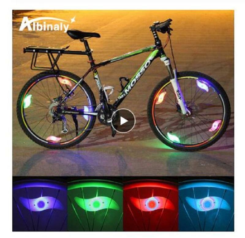 5″ LED SPOKE 3 MODE REFLECTORS SAFETY LIGHTS FOR Cycling Bikes Bicycle Wheel