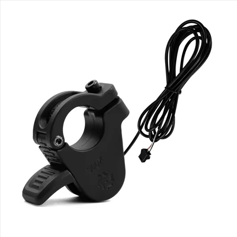 EBike Thumb Throttle 24V 36V 48V 72V Left/Right Hand Throttle SM Plug Connector