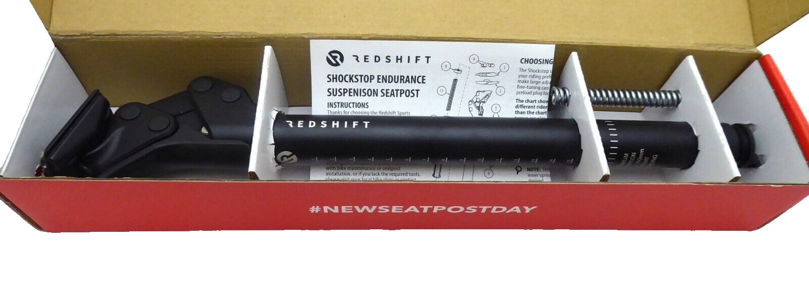 Redshift Shockstop Suspension Seatpost 27.2 x 280mm