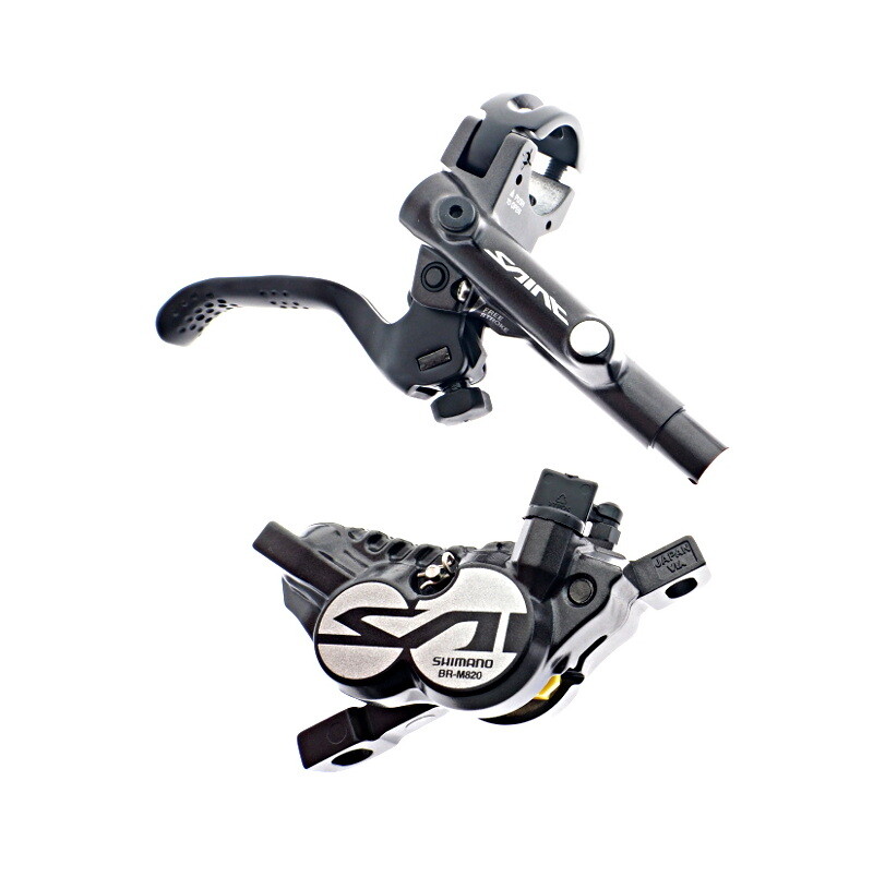Shimano SAINT BL-M820-B-R BR-M820 4 Piston RIGHT REAR Brake Set w/Metal Fin Pads